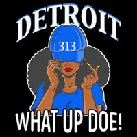 Detroit 313 What Up Doe African American Woman 16 in Basic Backpack