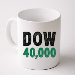 Dow 40000 Finance Investing Stock Trader Investor Dow 40k Coffee Mug