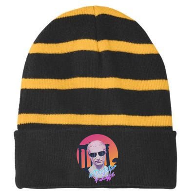 Dictator 4 Lyfe Striped Beanie with Solid Band