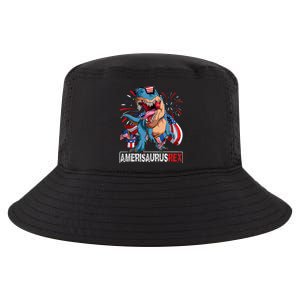 Dinosaur 4th of July Amerisaurus T Rex Funny Cool Comfort Performance Bucket Hat