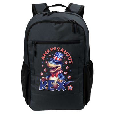 Dinosaur 4th Of July Amerisaurus T Rex Daily Commute Backpack