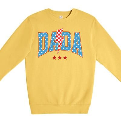 Dada 4th Of July Usa Festive Premium Crewneck Sweatshirt