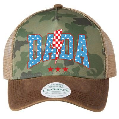 Dada 4th Of July Usa Festive Legacy Tie Dye Trucker Hat