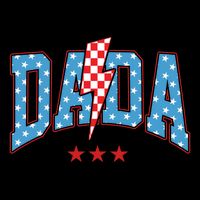 Dada 4th Of July Usa Festive Drawstring Bag