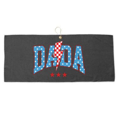 Dada 4th Of July Usa Festive Large Microfiber Waffle Golf Towel