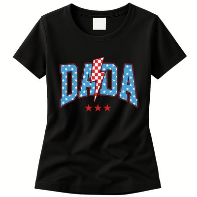 Dada 4th Of July Usa Festive Womens T-Shirt