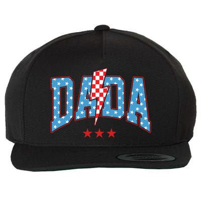 Dada 4th Of July Usa Festive Wool Snapback Cap