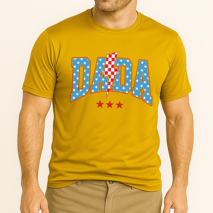 Dada 4th Of July Usa Festive Cooling Performance Crew T-Shirt