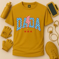 Dada 4th Of July Usa Festive Cooling Performance Crew T-Shirt