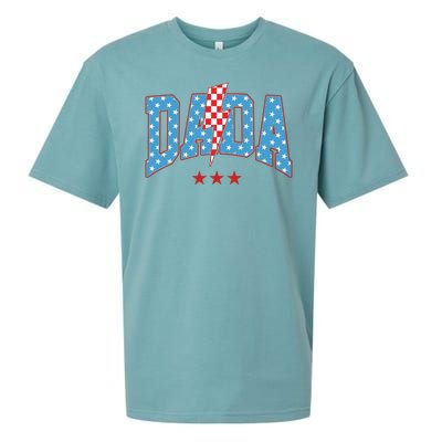 Dada 4th Of July Usa Festive Sueded Cloud Jersey T-Shirt