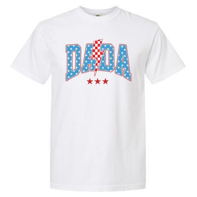 Dada 4th Of July Usa Festive Garment-Dyed Heavyweight T-Shirt