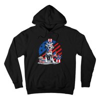 Dalmatian 4th Of July American Sunglasses Dog Puppy Usa Gift Hoodie