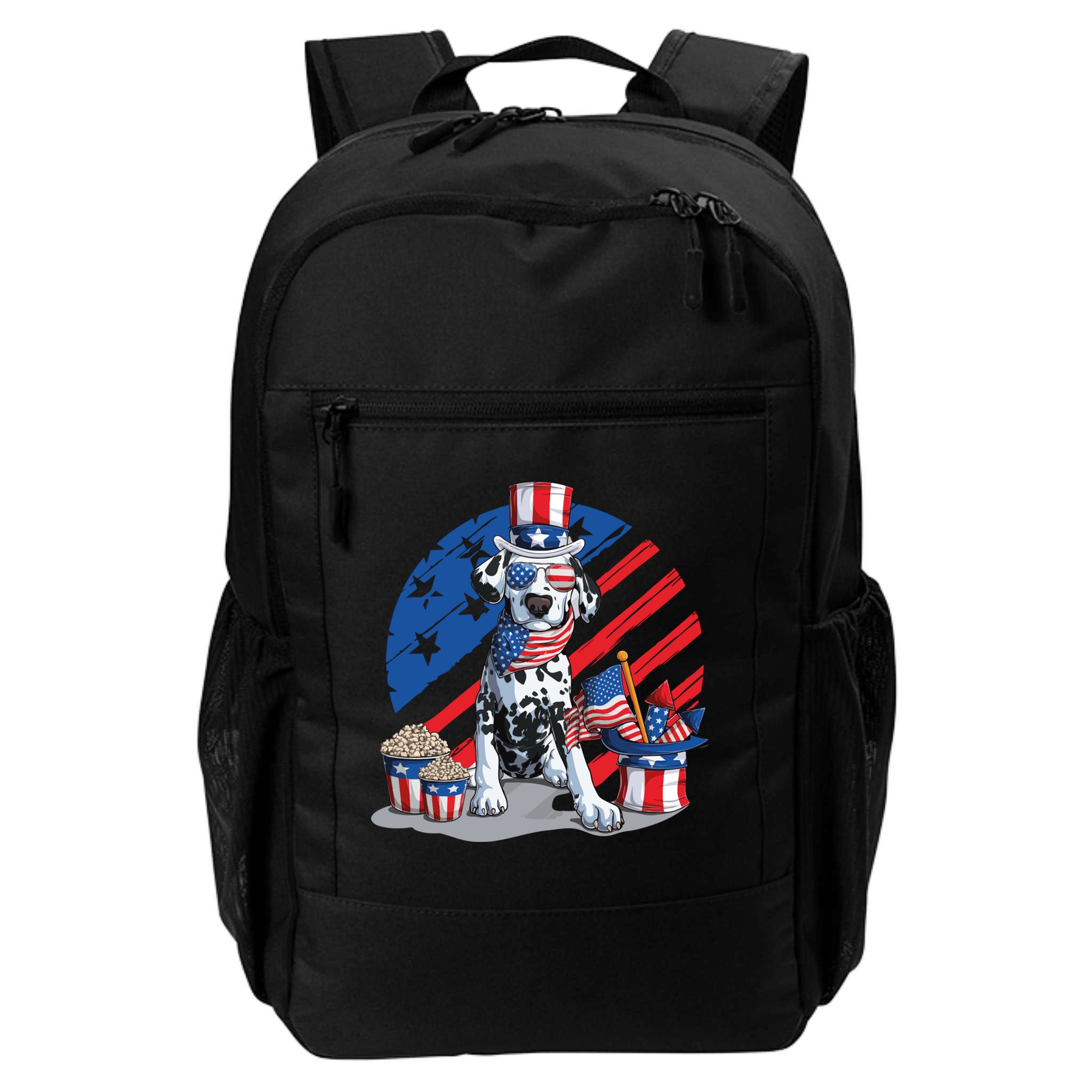 Dalmatian 4th Of July American Sunglasses Dog Puppy Usa Gift Backpack