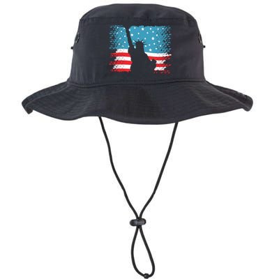 Distressed 4th Of July Liberty Flag Bucket Hat