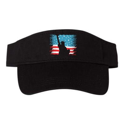 Distressed 4th Of July Liberty Flag Visor