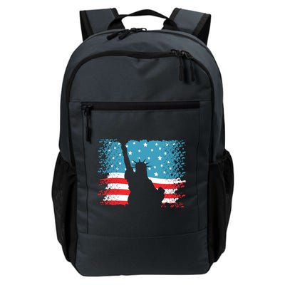 Distressed 4th Of July Liberty Flag Backpack