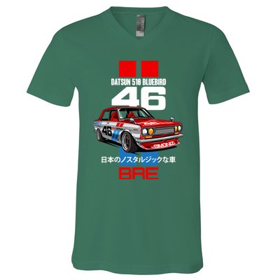 Datsun 510 Bre V-Neck T-Shirt