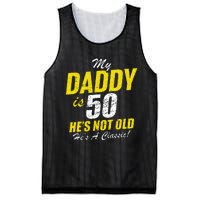 Daddy 50th Birthday Dad 50 Mesh Reversible Basketball Jersey Tank