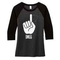 Dm 55 Honor Dikembe Dm 55 For Fan Women's Tri-Blend 3/4-Sleeve Raglan Shirt