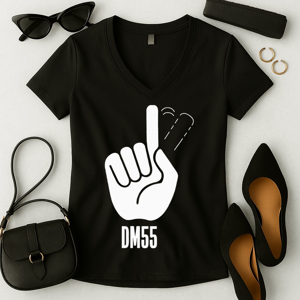 Dm 55 Honor Dikembe Dm 55 Women's V-Neck T-Shirt