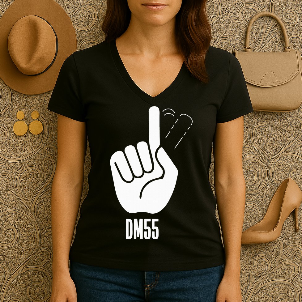 Dm 55 Honor Dikembe Dm 55 Women's V-Neck T-Shirt