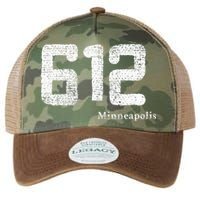 Distressed 612 Area Code Minneapolis Minnesota Legacy Tie Dye Trucker Hat