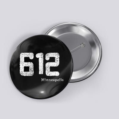 Distressed 612 Area Code Minneapolis Minnesota Button