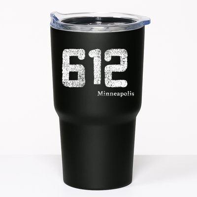 Distressed 612 Area Code Minneapolis Minnesota Tumbler