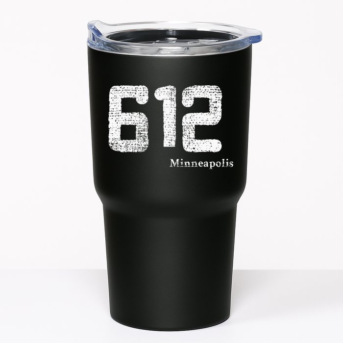 Distressed 612 Area Code Minneapolis Minnesota Tumbler