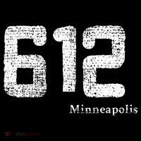 Distressed 612 Area Code Minneapolis Minnesota Cooling Performance Long Sleeve Crew
