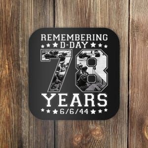 DDay 78th Anniversary June 6th 1944 WWII Memorial Coaster