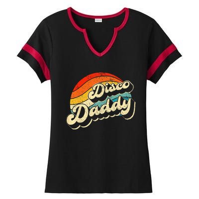 Disco 70's Costume Wo Retro Disco Daddy Ladies Halftime Notch Neck Tee