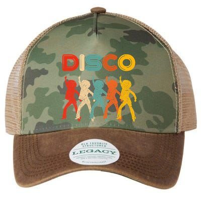Disco 70s Disco Themed Vintage Retro Dancing Legacy Tie Dye Trucker Hat