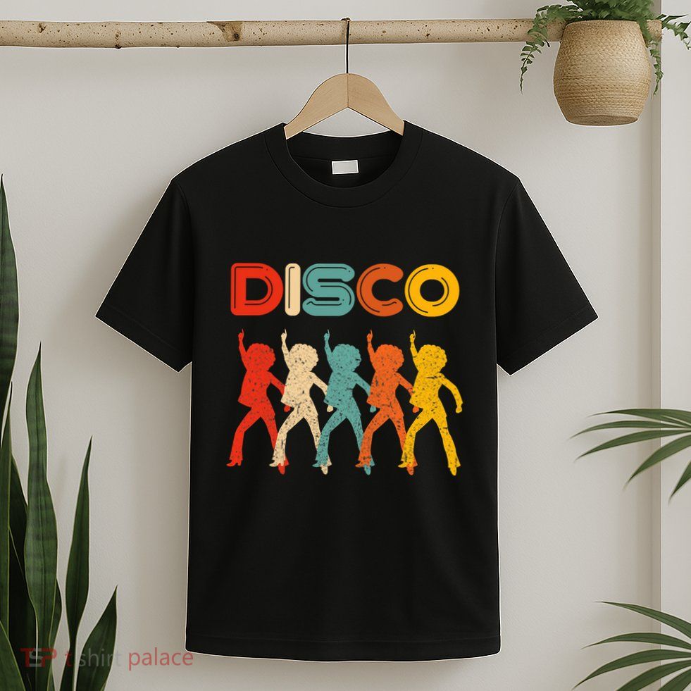 Disco 70s Disco Themed Vintage Retro Dancing T-Shirt