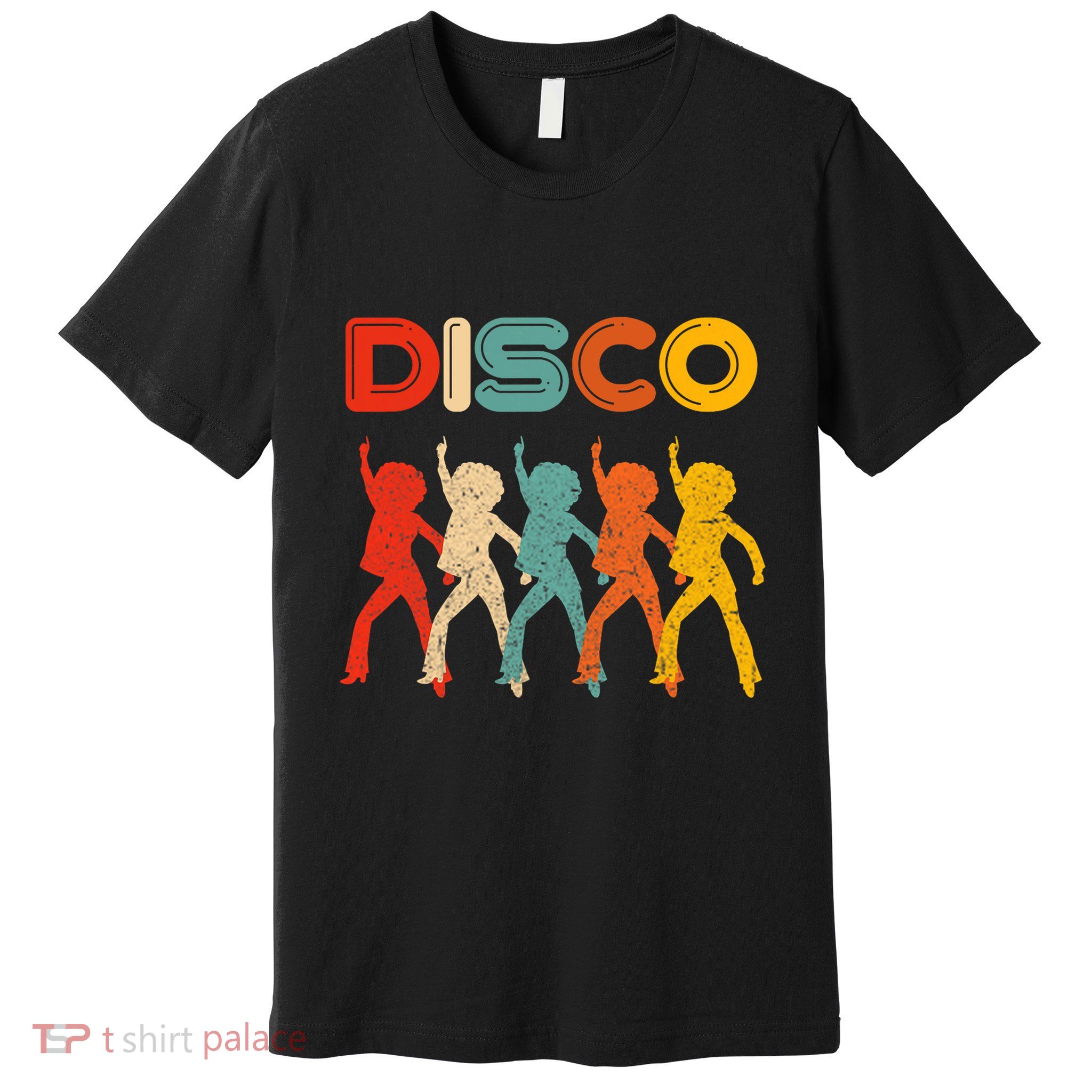 Disco 70s Disco Themed Vintage Retro Dancing Premium T-Shirt