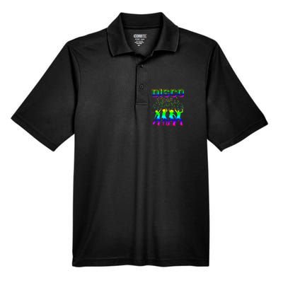 Disco 70s Disco Themed Vintage Retro Dancing Men's Origin Performance Pique Polo