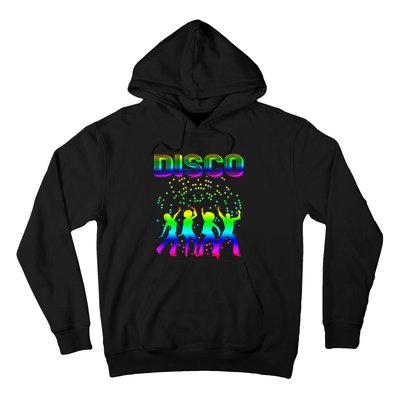 Disco 70s Disco Themed Vintage Retro Dancing Hoodie