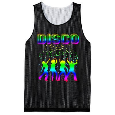 Disco 70s Disco Themed Vintage Retro Dancing Mesh Reversible Basketball Jersey Tank