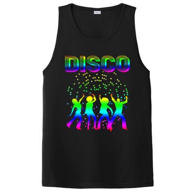 Disco 70s Disco Themed Vintage Retro Dancing PosiCharge Competitor Tank