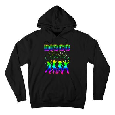 Disco 70s Disco Themed Vintage Retro Dancing Tall Hoodie