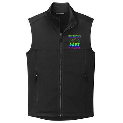 Disco 70s Disco Themed Vintage Retro Dancing Collective Smooth Fleece Vest