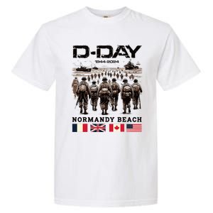 Dday 80th Anniversary Normandy Beach Landing Garment-Dyed Heavyweight T-Shirt