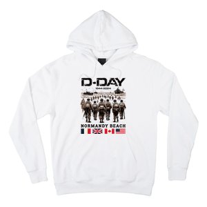 Dday 80th Anniversary Normandy Beach Landing Hoodie