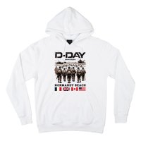 Dday 80th Anniversary Normandy Beach Landing Hoodie