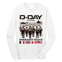 Dday 80th Anniversary Normandy Beach Landing Long Sleeve Shirt