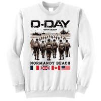 Dday 80th Anniversary Normandy Beach Landing Sweatshirt