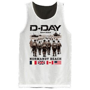 Dday 80th Anniversary Normandy Beach Landing Mesh Reversible Basketball Jersey Tank