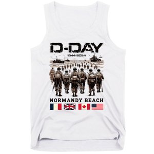 Dday 80th Anniversary Normandy Beach Landing Tank Top