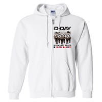 Dday 80th Anniversary Normandy Beach Landing Full Zip Hoodie