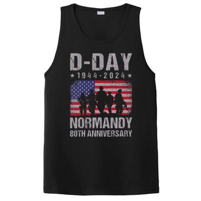 Dday 80th Anniversary 19442024 Normandy Us Flag D Day PosiCharge Competitor Tank